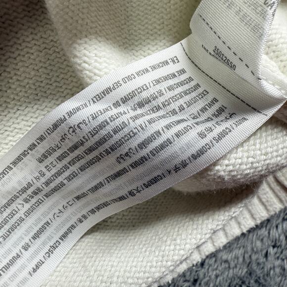 Hollister Womens Mushroom Sweater Vest White Knit Cropped Top Medium - Picture 3 of 5